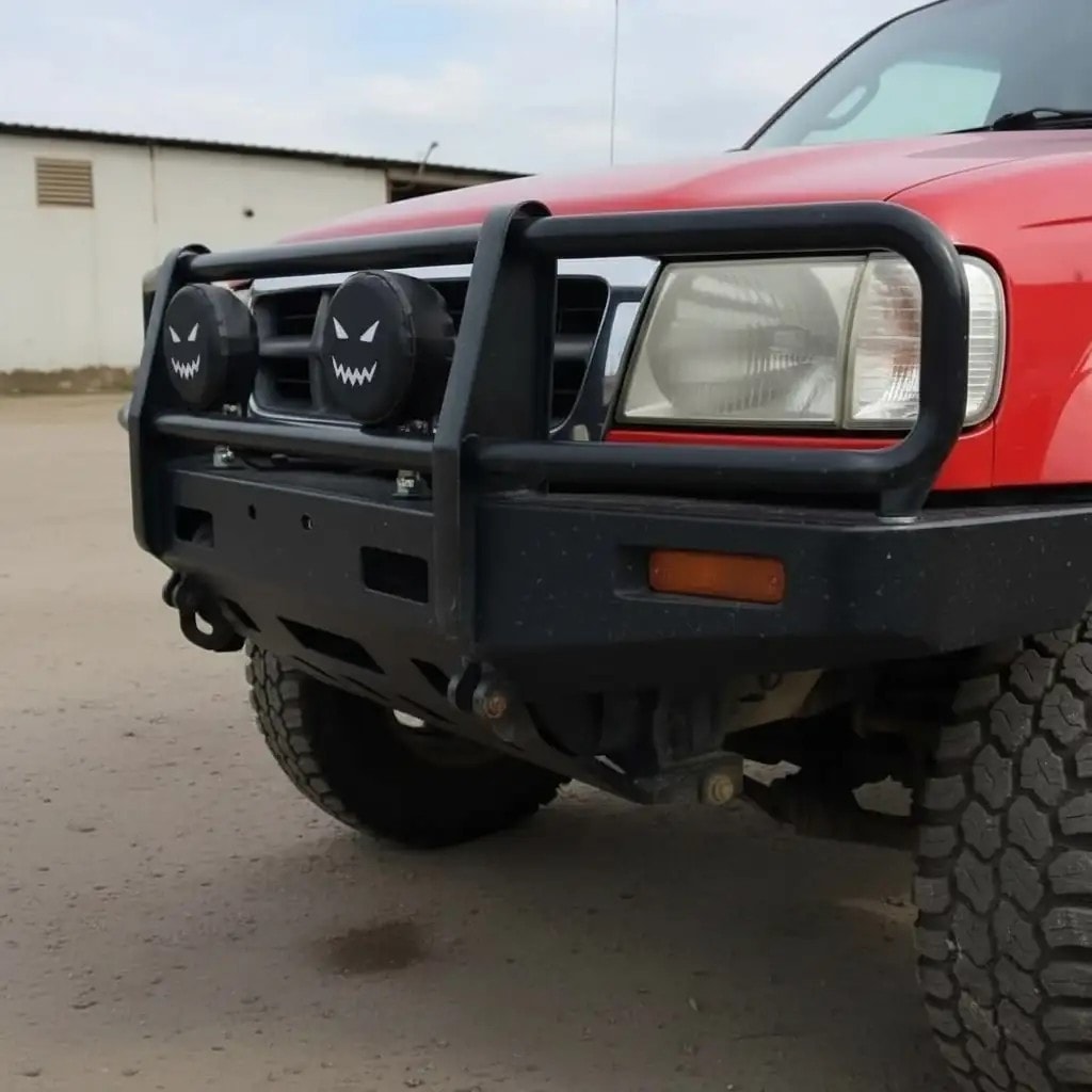 Off Road Led Sis Lamba Kılıfı - Gülen Yüz